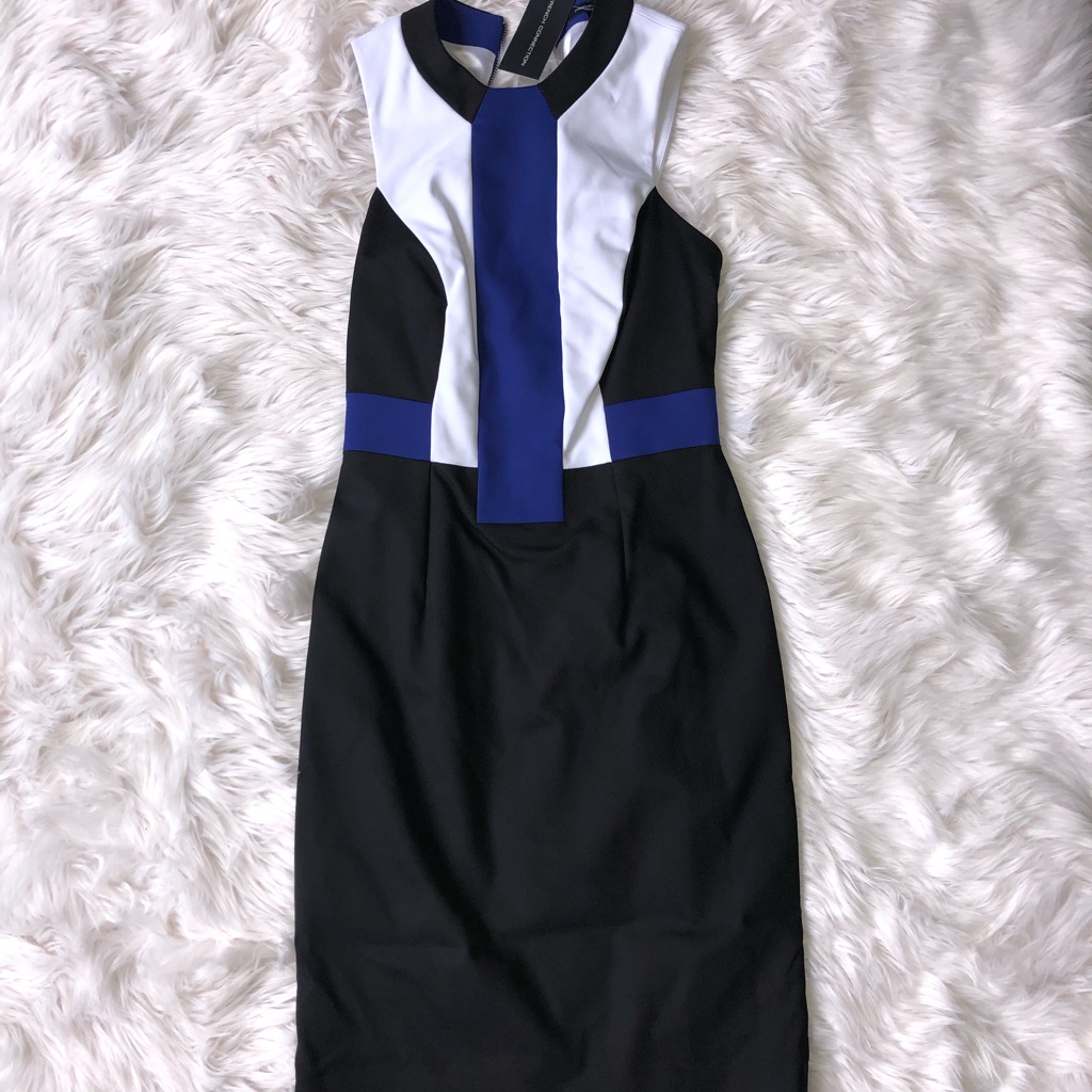 Nwt French Connection Colorblock Dress